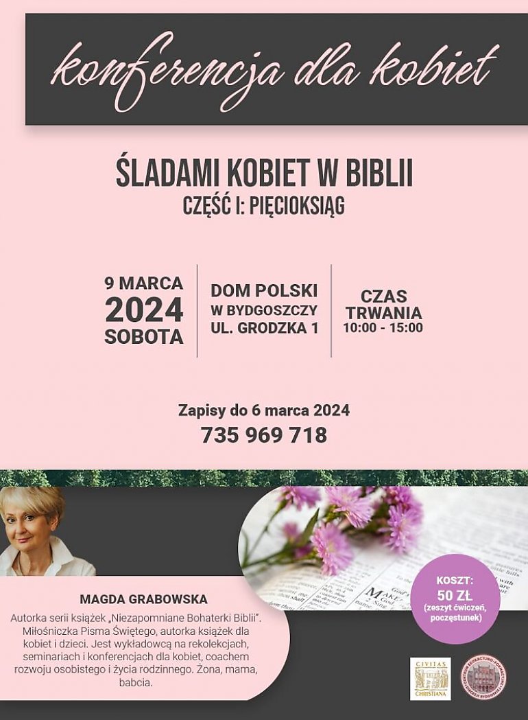 Konferencja dla Kobiet „Śladami kobiet w Biblii”
